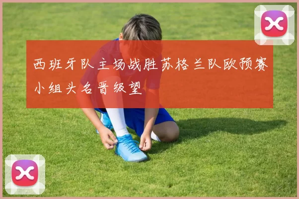 西班牙队主场战胜苏格兰队欧预赛小组头名晋级望